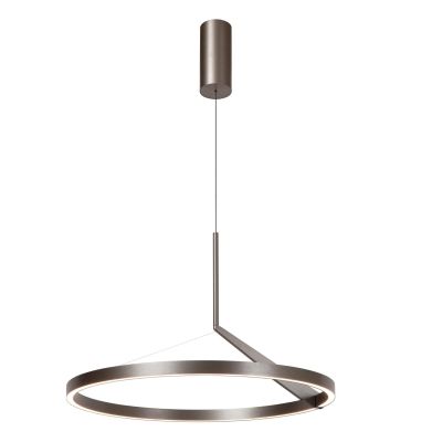 Lucide APPLAUSE - Pendant light - Ø 60 cm - LED Dim. - CCT - 1x32W 2700K/4000K - Hand Wave Sensor - Grey iron - Premium